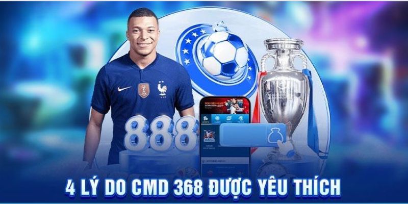 Tỷ lệ kèo hấp dẫn chính là 1 trong 4 lý do CDM 368 được yêu thích